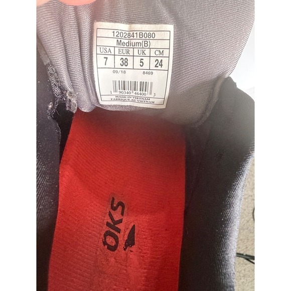 Brooks Adrenaline GTS 19 Running Shoes Womens Size 7 Black/Purple/Orange Athleti - Picture 3 of 11